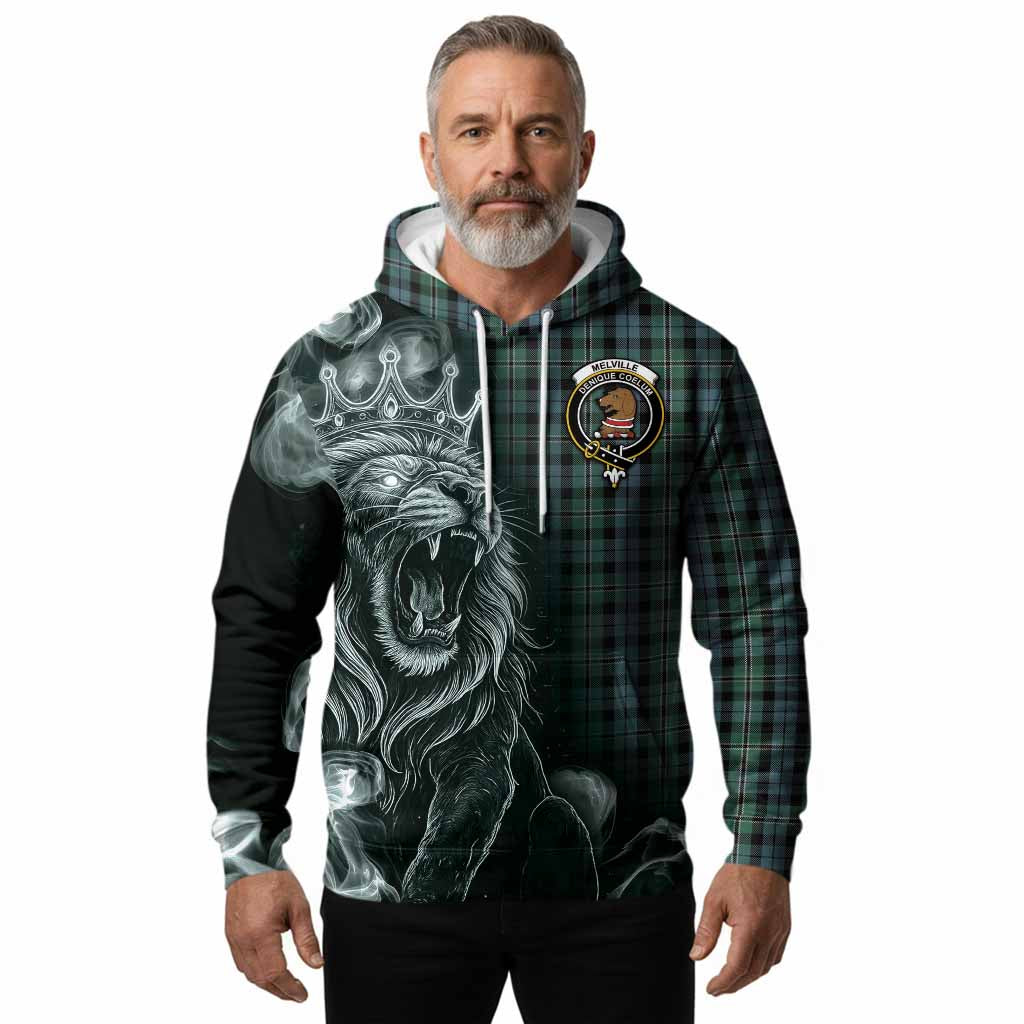 Melville Tartan Hoodie Roaring Lion Heritage