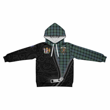 Melville Tartan Kid Hoodie New Zealand Pattern Unique Zipper Stylized
