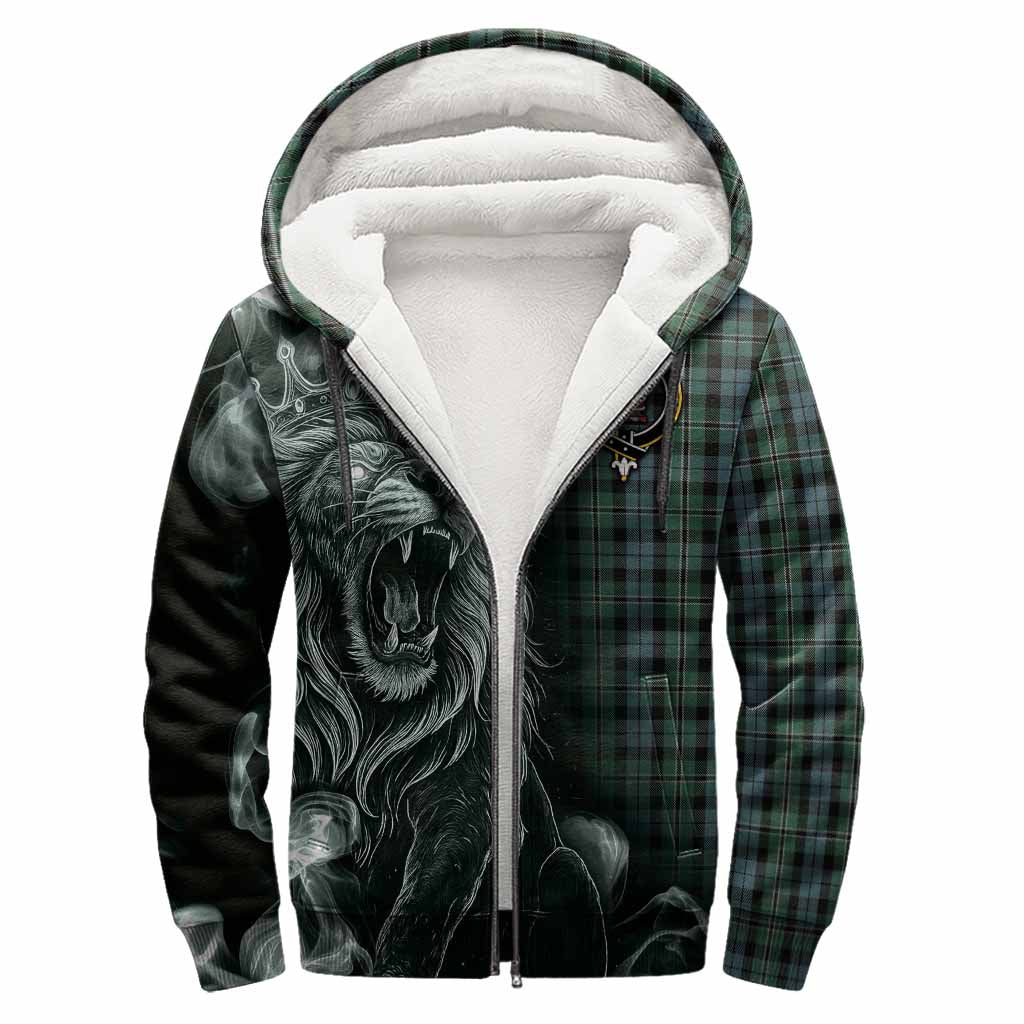Melville Tartan Sherpa Hoodie Roaring Lion Heritage