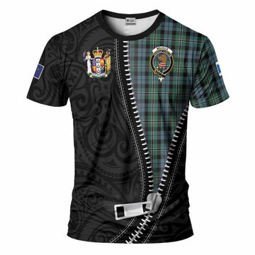 Melville Tartan T-Shirt New Zealand Pattern Unique Zipper Stylized