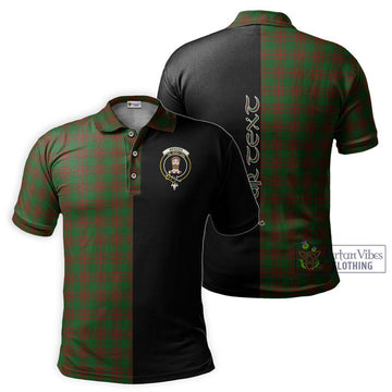 Menzies Tartan Polo Shirt with Family Crest and Half Of Me Style Kid - Tartan Vibes Clothing