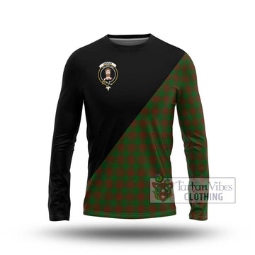 Menzies Tartan Long Sleeve T-Shirt with Family Crest and Military Logo Style Unisex - Tartan Vibes Clothing