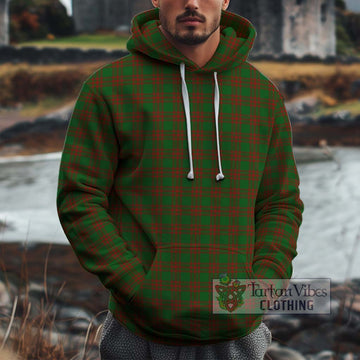 Menzies Tartan Cotton Hoodie Zip Hoodie - Tartan Vibes Clothing
