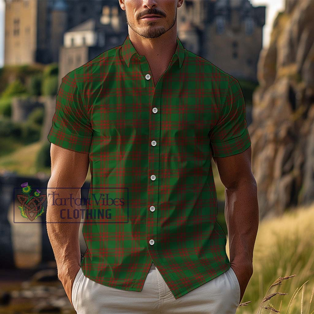 Menzies Tartan Cotton Hawaiian Shirt Kid - Tartan Vibes Clothing