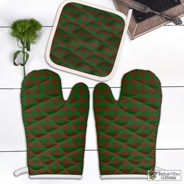 Menzies Tartan Combo Oven Mitt & Pot-Holder Combo 2 Oven Mitt & 1 Pot-Holder Black - Tartan Vibes Clothing