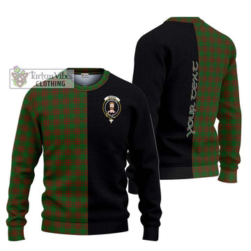 Menzies Tartan Ugly Sweater with Family Crest and Half Of Me Style Unisex - Tartan Vibes Clothing