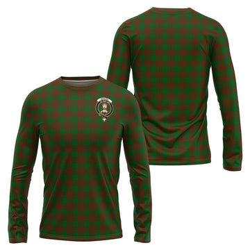 Menzies Tartan Long Sleeve T-Shirt with Family Crest Unisex - Tartan Vibes Clothing