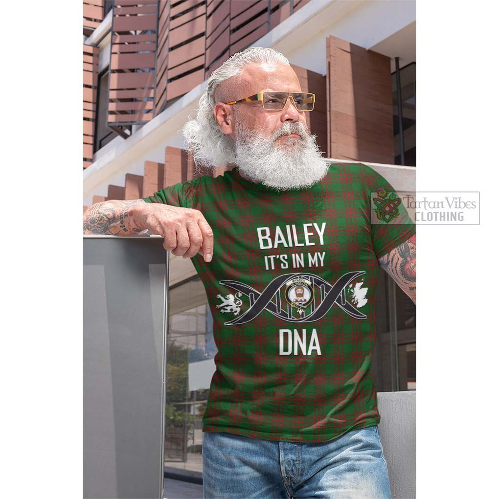 Tartan Vibes Clothing Menzies Tartan Cotton T-shirt with Family Crest DNA In Me Style