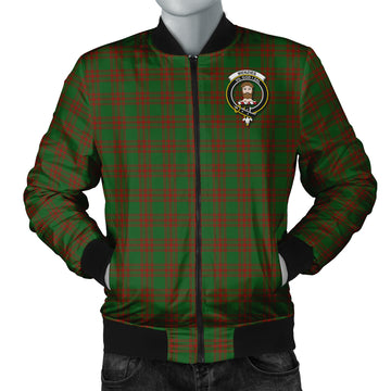 Menzies Tartan Bomber Jacket with Family Crest