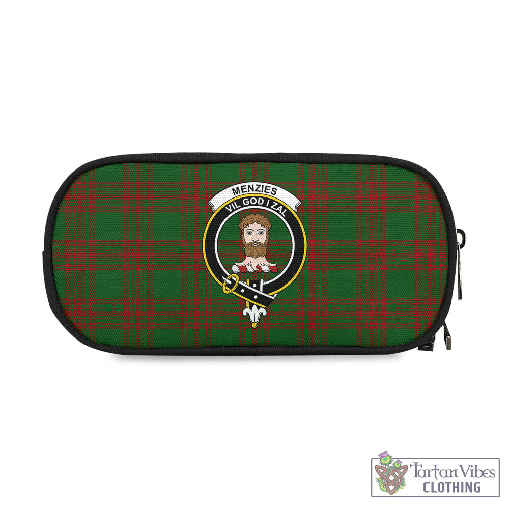 Menzies Tartan Pen and Pencil Case with Family Crest One Size 4.13*8.74 inch - Tartan Vibes Clothing