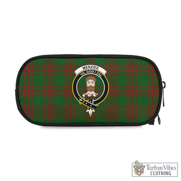 Menzies Tartan Pen and Pencil Case with Family Crest One Size 4.13*8.74 inch - Tartan Vibes Clothing