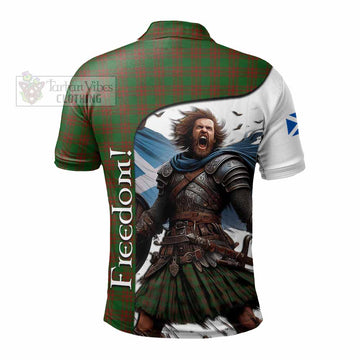 Menzies Crest Tartan Polo Shirt Inspired by the Freedom of Scottish Warrior - Tartan Vibes Clothing