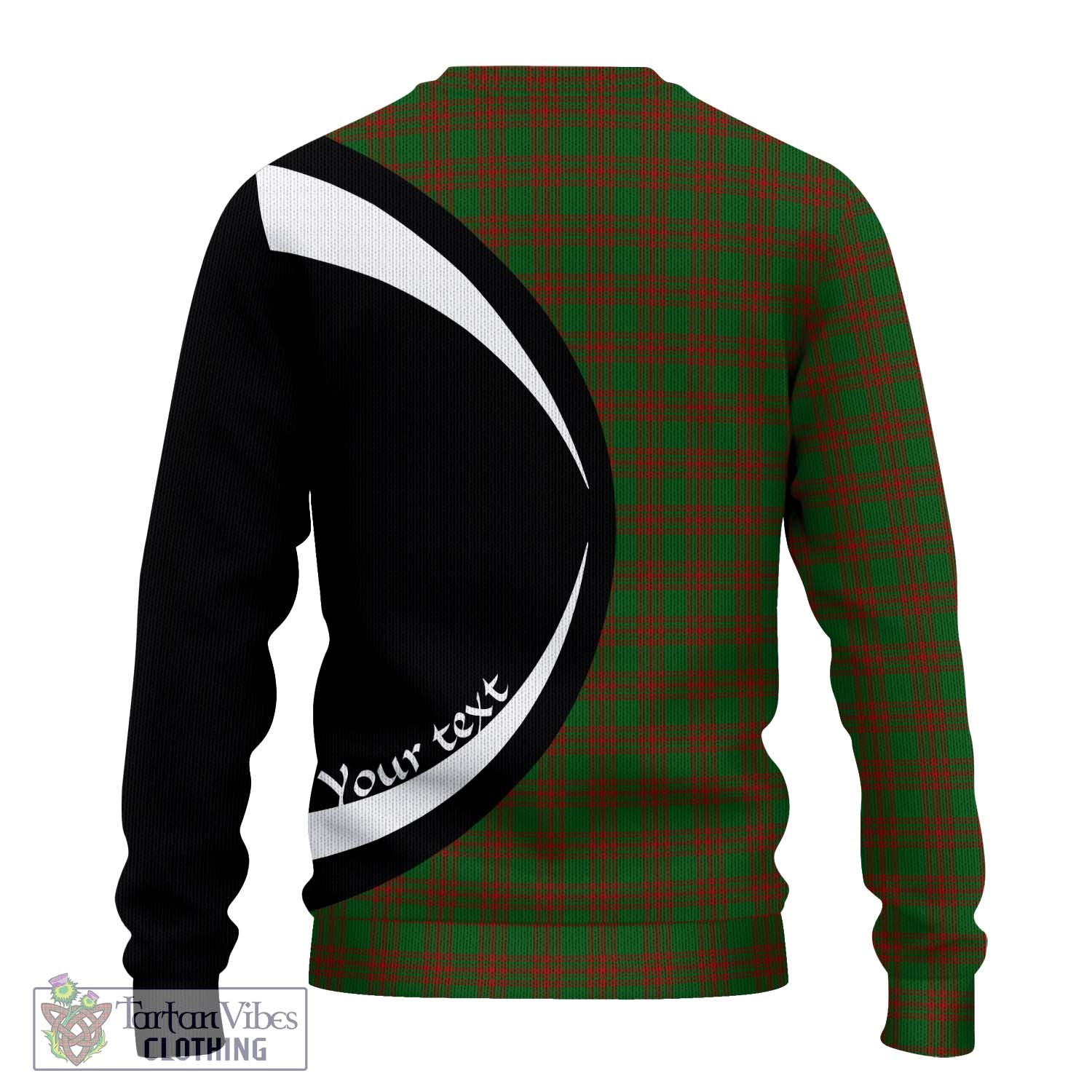 Menzies Tartan Ugly Sweater with Family Crest Circle Style - Tartan Vibes Clothing