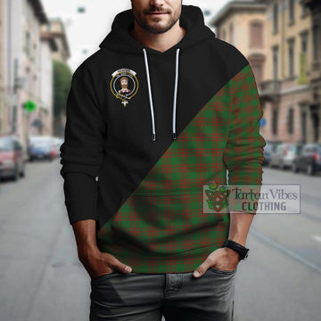 Menzies Tartan Hoodie with Family Crest and Military Logo Style - Tartan Vibes Clothing
