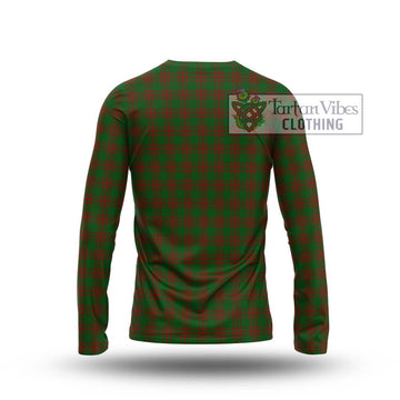Menzies Tartan Long Sleeve T-Shirt with Family Crest DNA In Me Style - Tartan Vibes Clothing