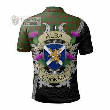 Menzies Tartan Family Crest Polo Shirt Lion Rampant Royal Thistle Shield Celtic Inspired - Tartan Vibes Clothing
