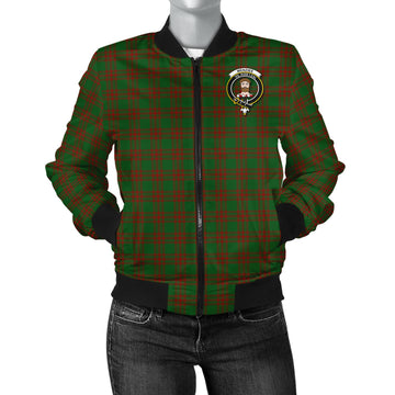 Menzies Tartan Bomber Jacket with Family Crest