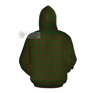 Menzies Tartan Cotton Hoodie with Family Crest DNA In Me Style Pullover Hoodie - Tartan Vibes Clothing