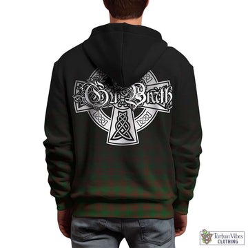 Menzies Tartan Hoodie Featuring Alba Gu Brath Family Crest Celtic Inspired - Tartan Vibes Clothing