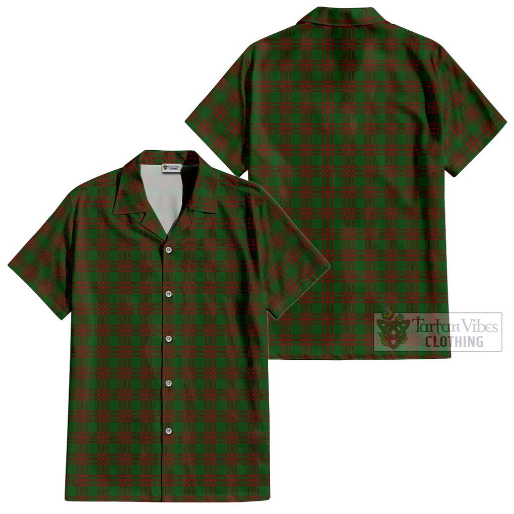 Menzies Tartan Cotton Hawaiian Shirt - Tartan Vibes Clothing