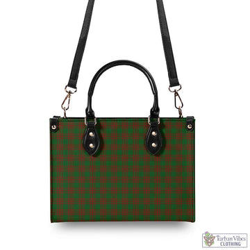 Menzies Tartan Luxury Leather Handbags - Tartan Vibes Clothing