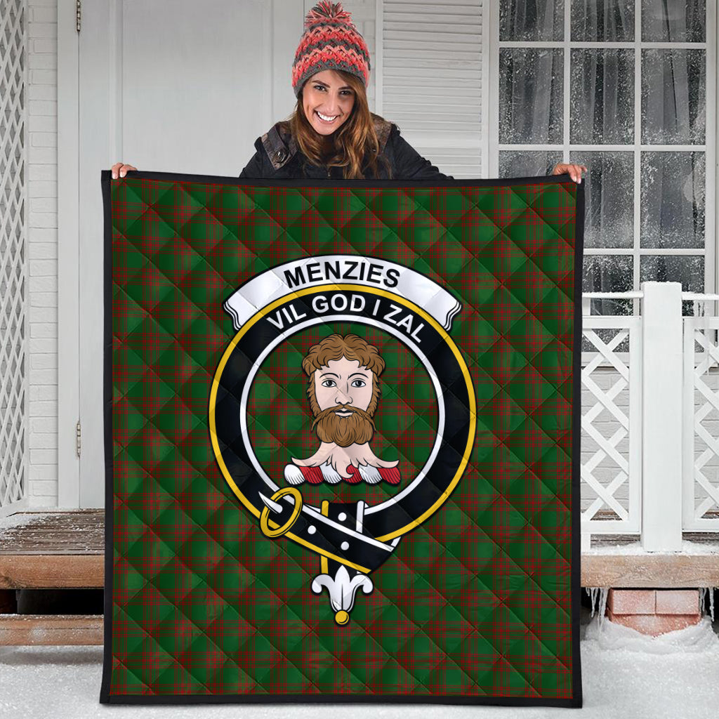 menzies-tartan-quilt-with-family-crest