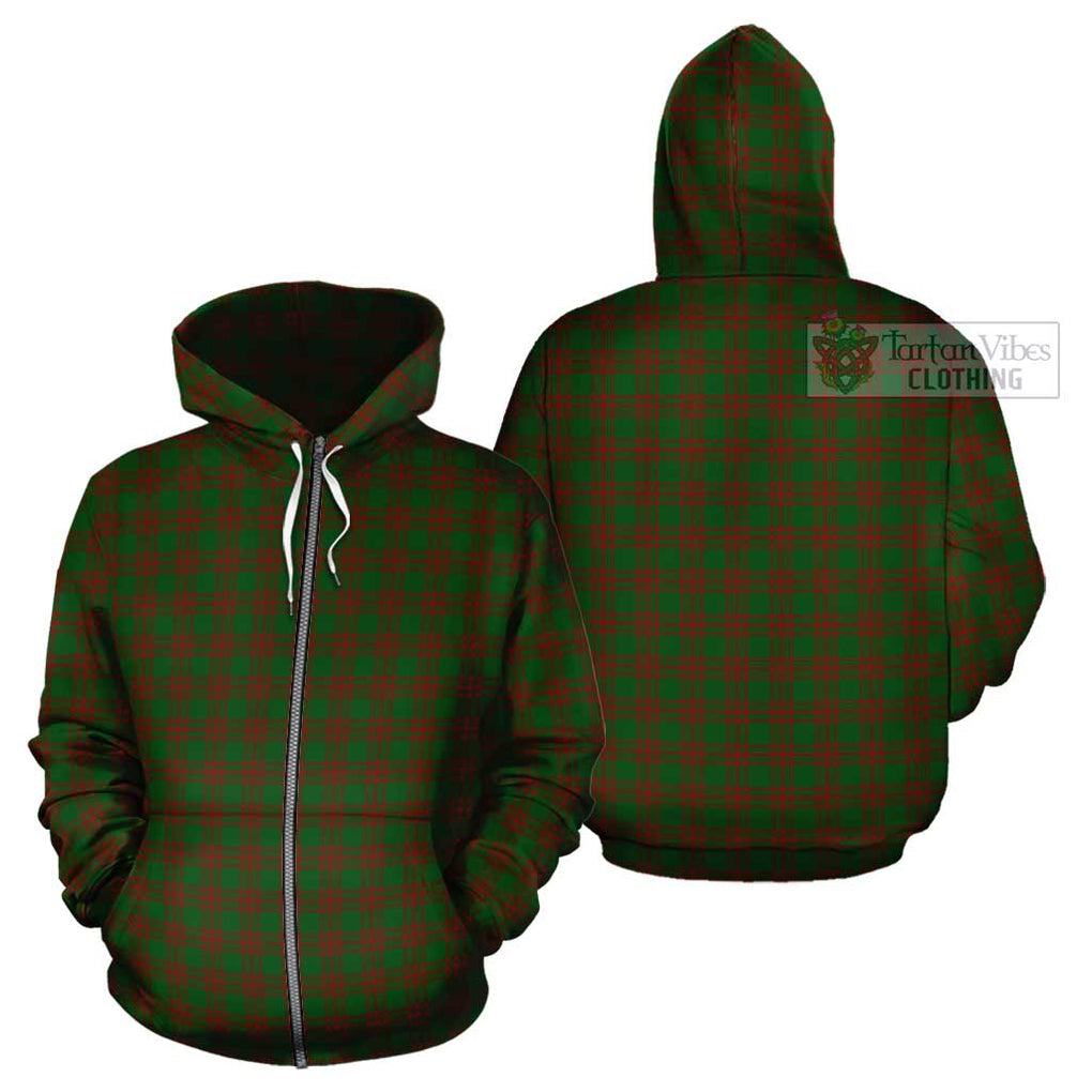 Menzies Tartan Cotton Hoodie - Tartan Vibes Clothing