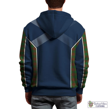 Menzies Tartan Hoodie with Family Crest and Lion Rampant Vibes Sport Style - Tartan Vibes Clothing