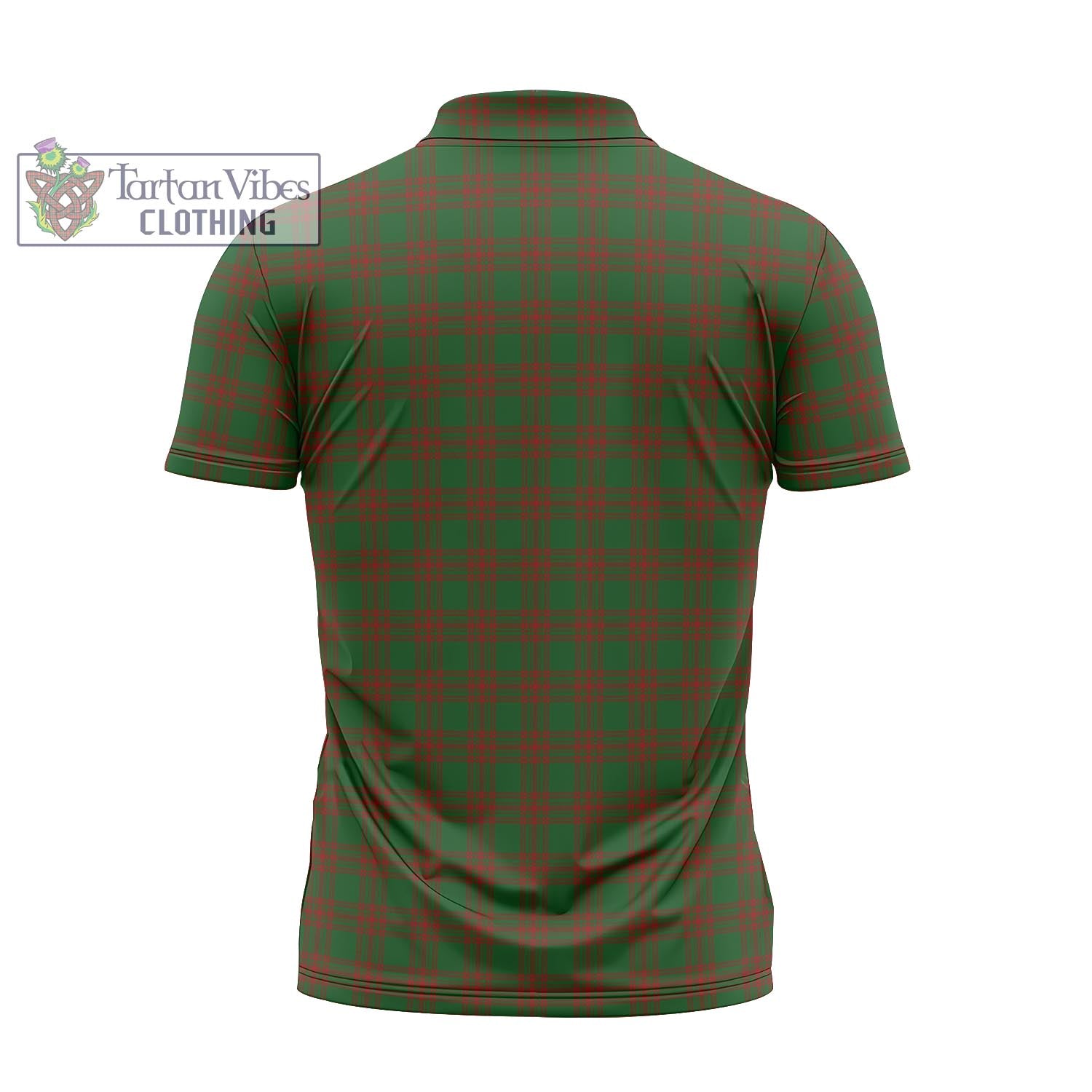 Menzies Tartan Zipper Polo Shirt - Tartan Vibes Clothing