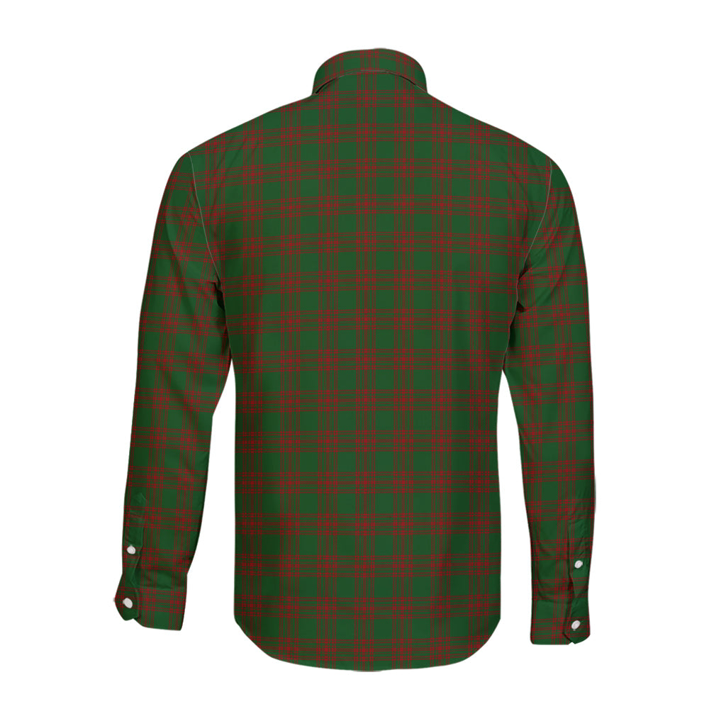 Menzies Tartan Long Sleeve Button Up Shirt - Tartan Vibes Clothing