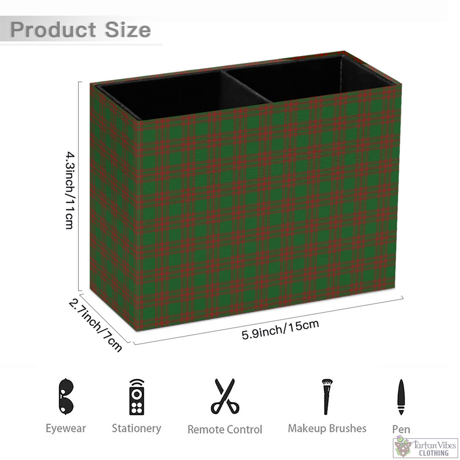 Menzies Tartan Pen Holder - Tartan Vibes Clothing