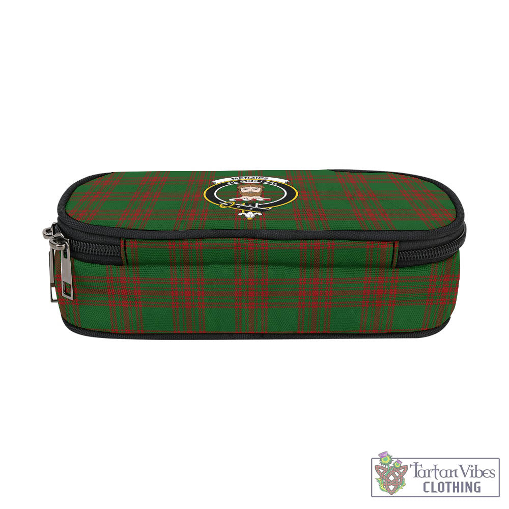 Menzies Tartan Pen and Pencil Case with Family Crest - Tartan Vibes Clothing