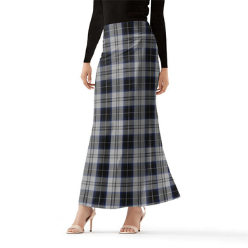 Menzies Black Dress Tartan Womens Full Length Skirt