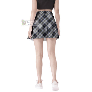 Menzies Black Dress Tartan Women's Plated Mini Skirt