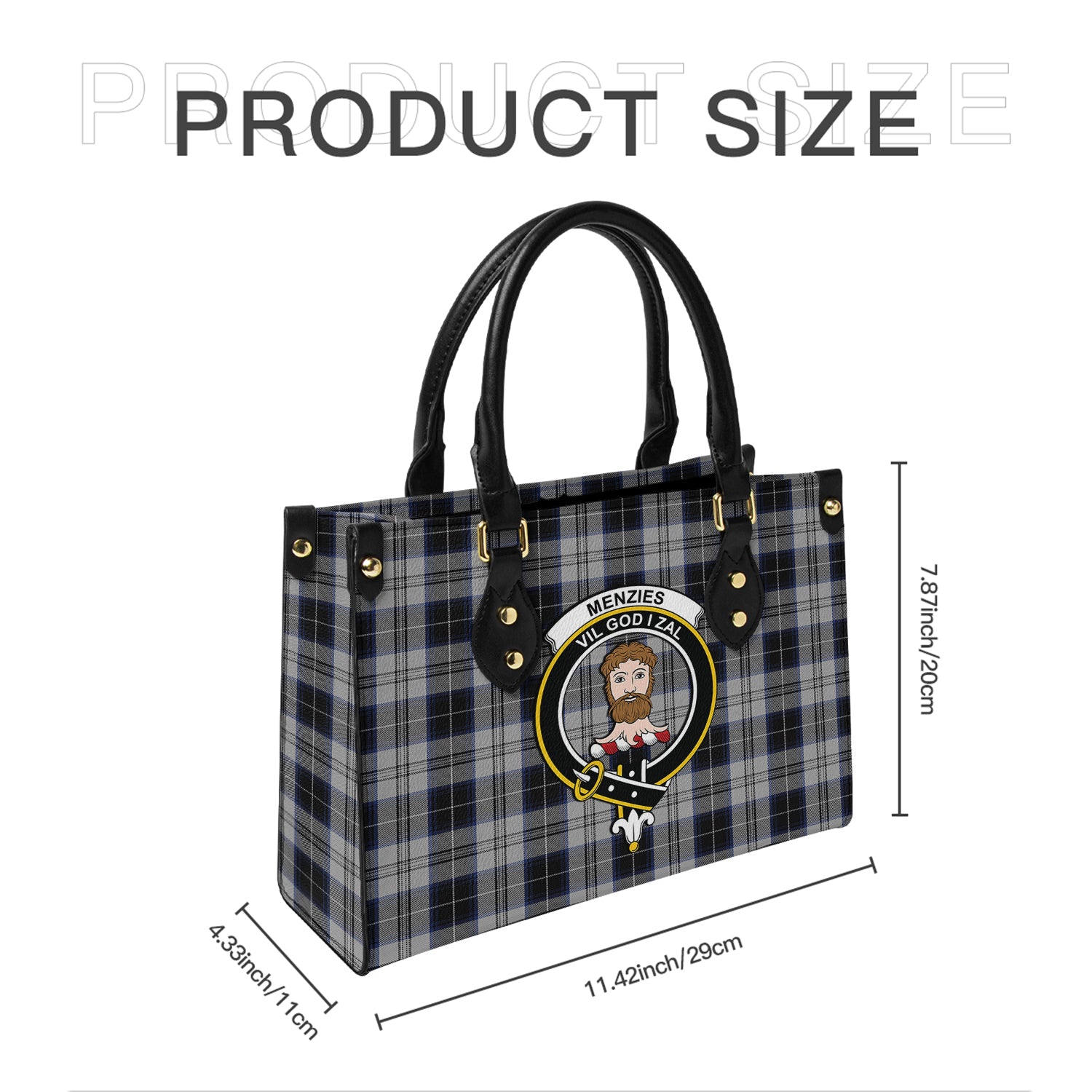 menzies-black-dress-tartan-leather-bag-with-family-crest