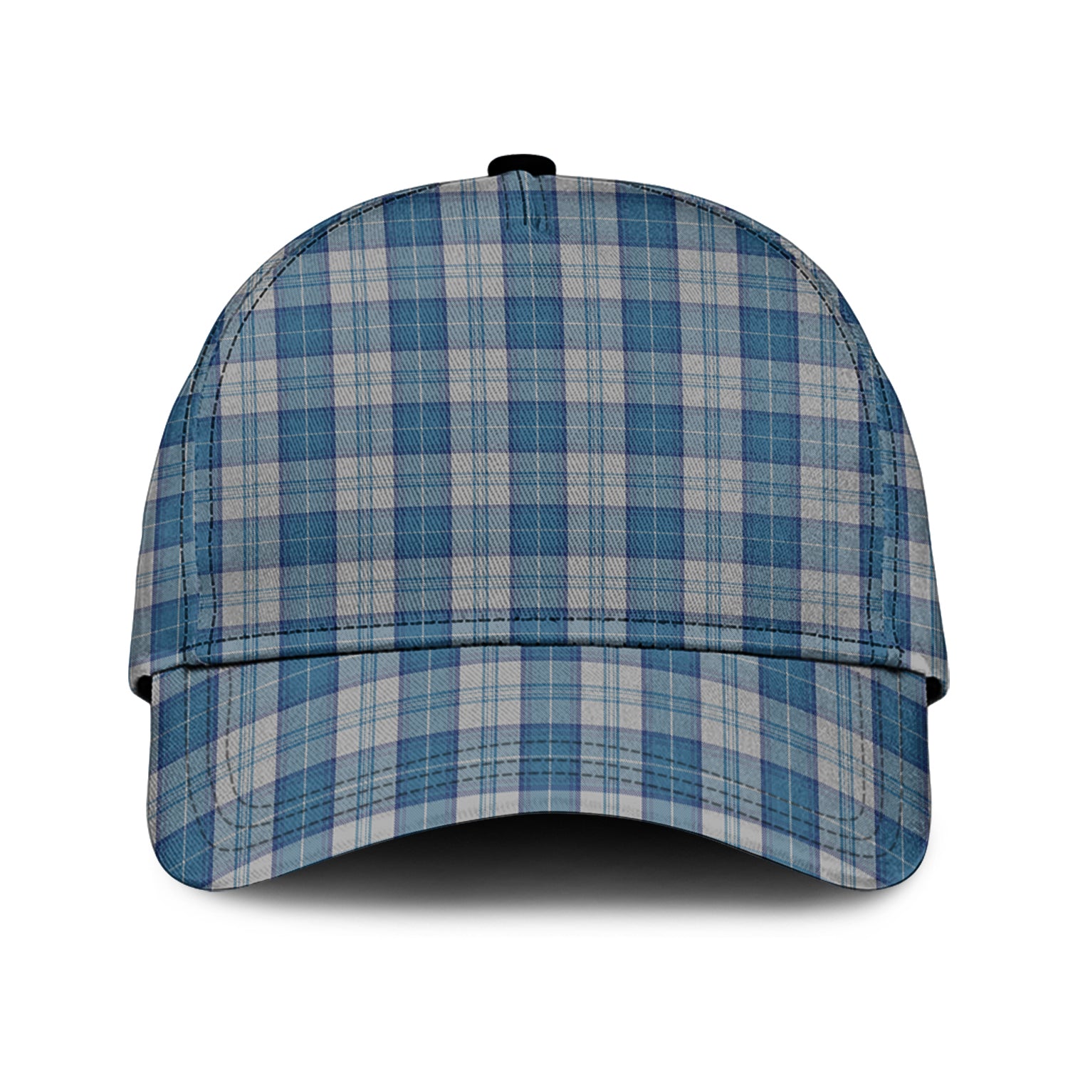 menzies-dress-blue-and-white-tartan-classic-cap