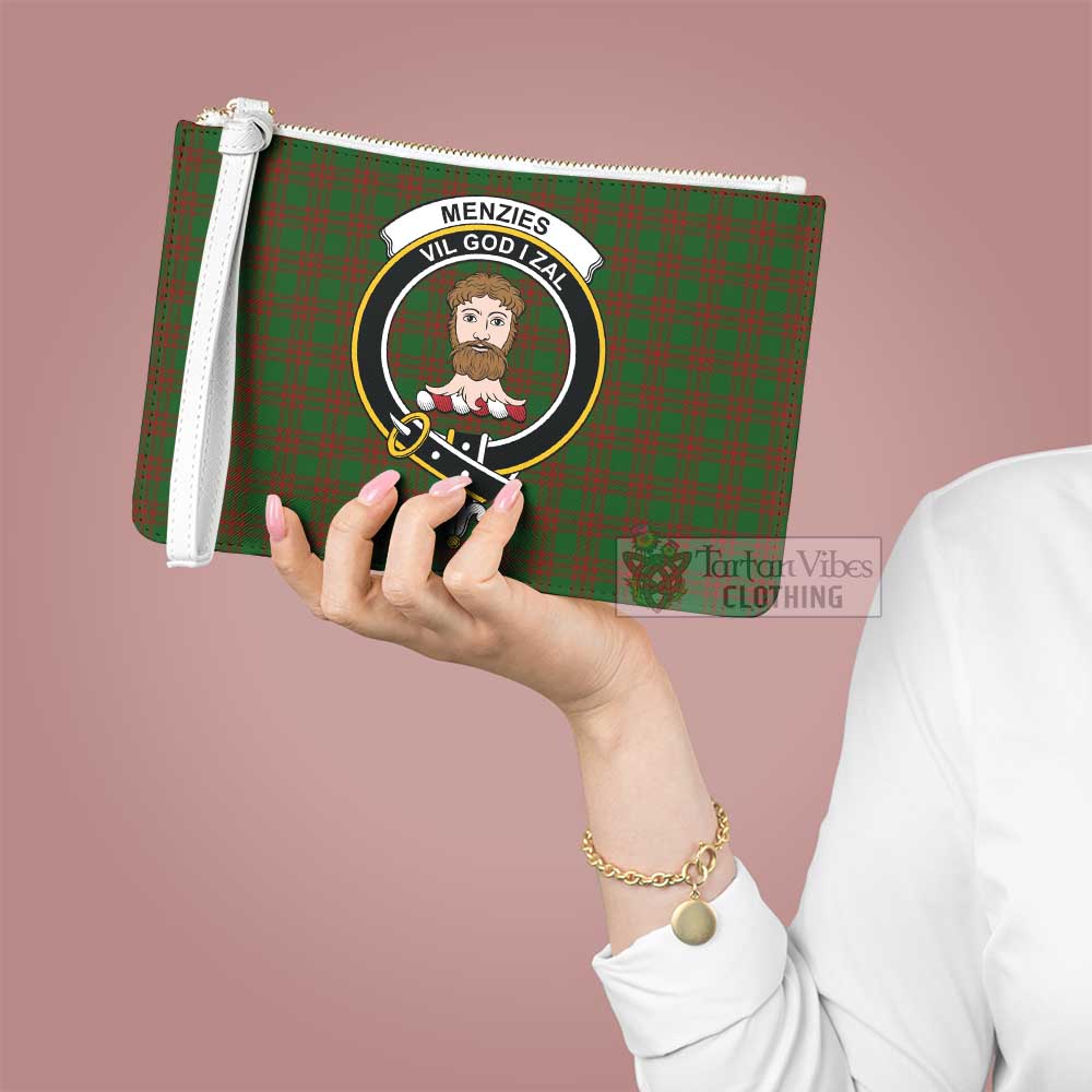 Tartan Vibes Clothing Menzies Family Crest Tartan Clutch Bag