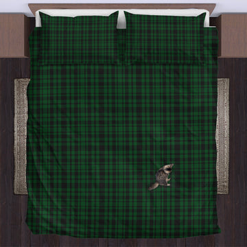 Menzies Green Tartan Bedding Set