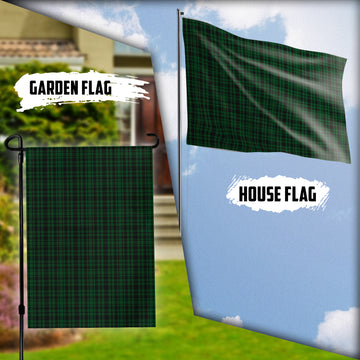 Menzies Green Tartan Flag