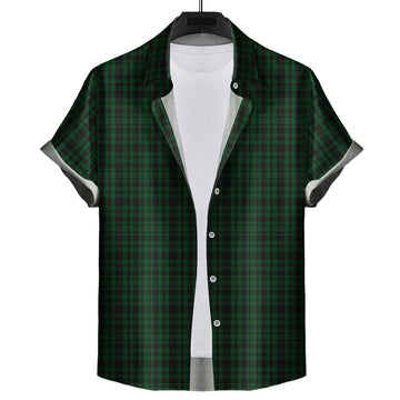 Menzies Green Tartan Short Sleeve Button Down Shirt