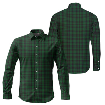 Menzies Green Tartan Long Sleeve Button Up Shirt