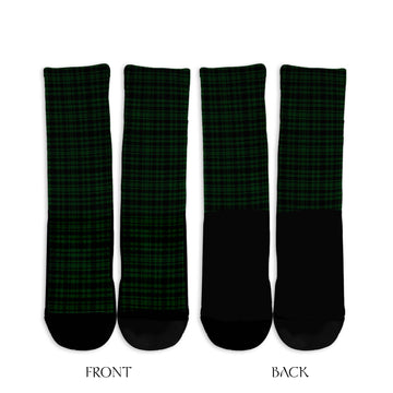Menzies Green Tartan Crew Socks