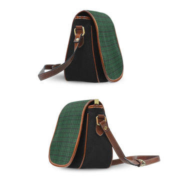 Menzies Green Tartan Saddle Bag