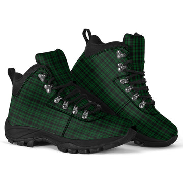 Menzies Green Tartan Alpine Boots