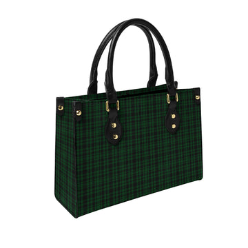 Menzies Green Tartan Leather Bag