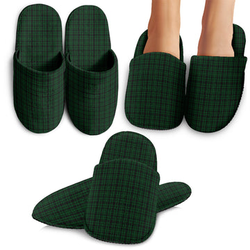 Menzies Green Tartan Home Slippers