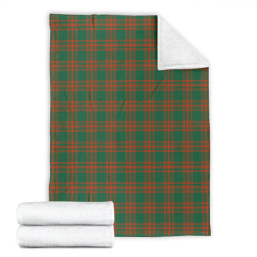 Menzies Green Ancient Tartan Blanket