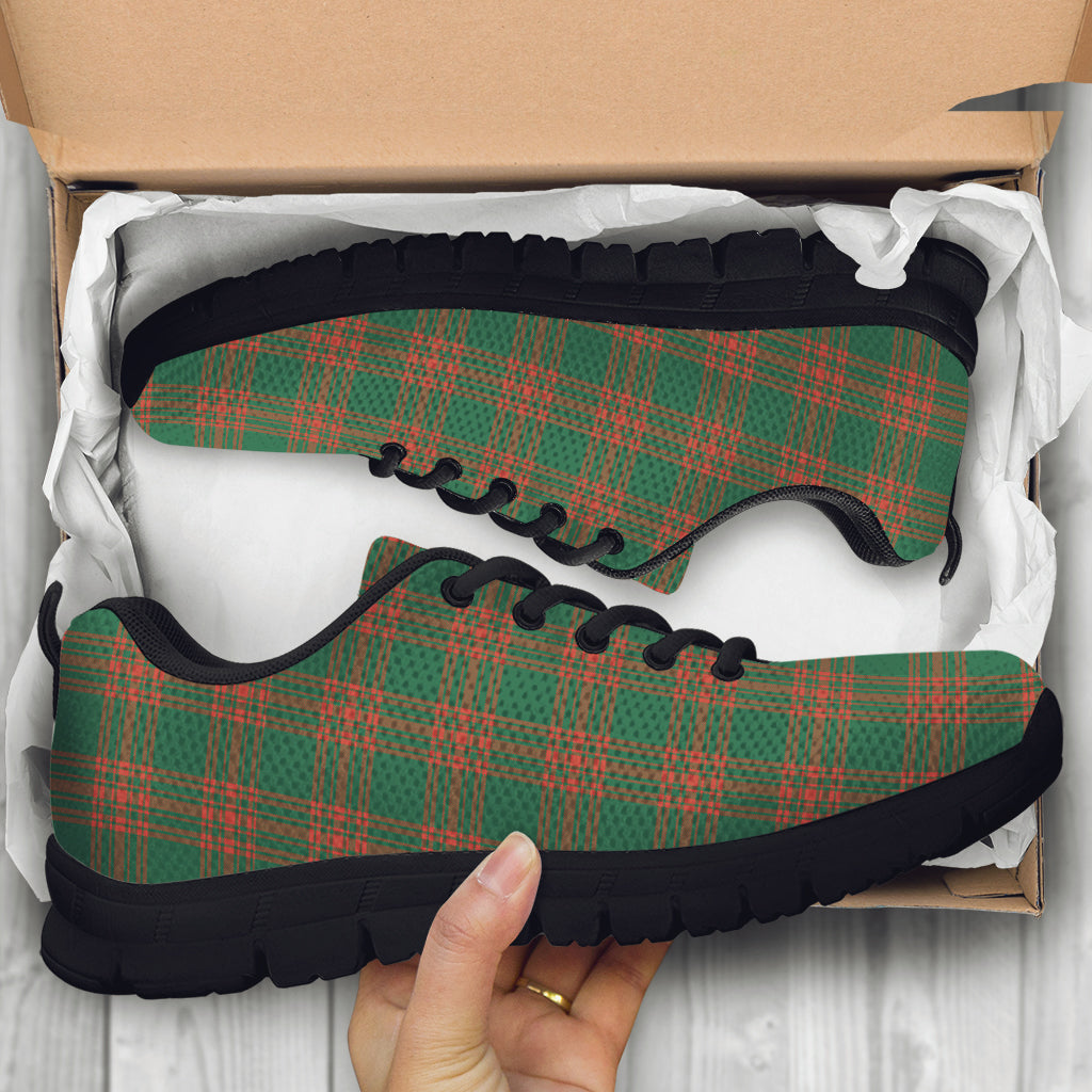 menzies-green-ancient-tartan-sneakers