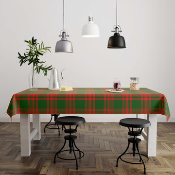 Menzies Green Modern Tatan Tablecloth