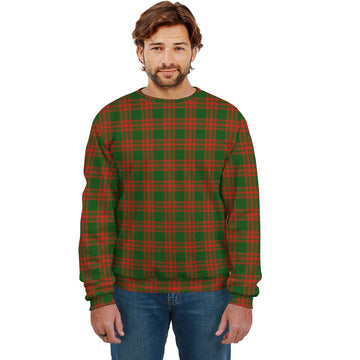 Menzies Green Modern Tartan Sweatshirt